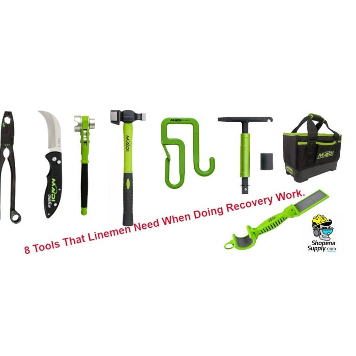 8 Tools That Linemen Need When Doing Recovery Work. - Shopena Supply