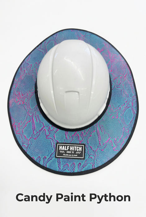 Half Hitch Embossed Leather Hard Hat Sun Shades