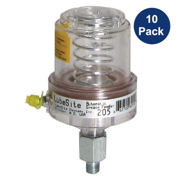 Bijur Delimon LubeSite 205 Auto Greaser (2 oz, Polycarbonate Base)