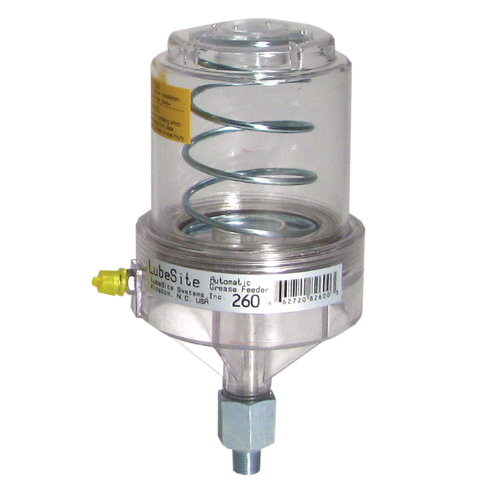 Bijur Delimon LubeSite 260 Auto Greaser (6 oz, Polycarbonate Base)