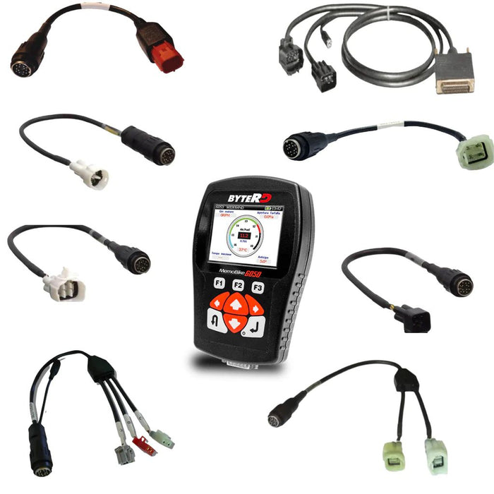 MemoBike 6050 For ASIA Motorcycle Diagnostic Tuning Scan Tool (With 8 Cables)
