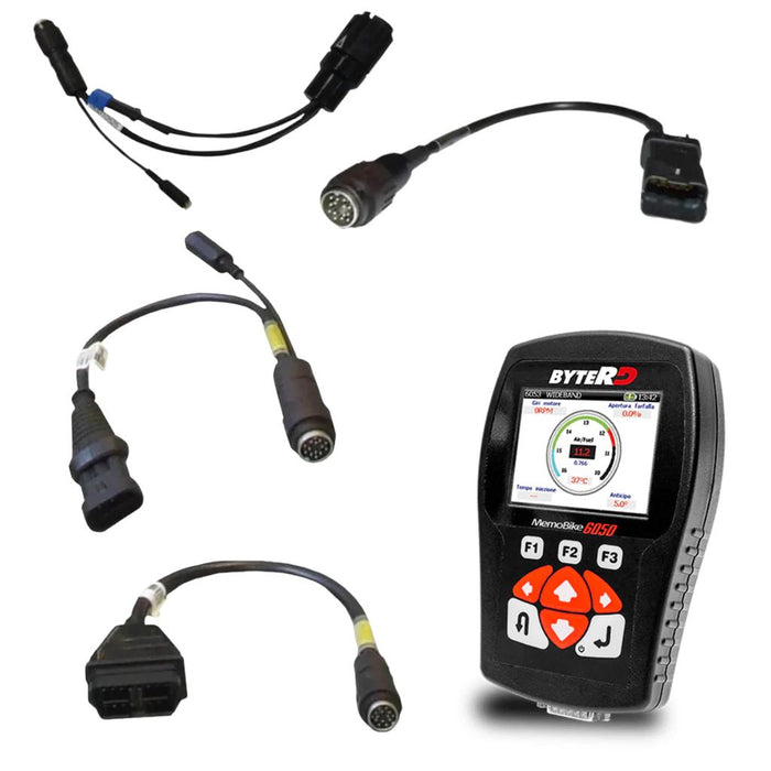 MemoBike 6050 For EURO Motorcycle Diagnostic Tuning Scan Tool (With 4 Cables)
