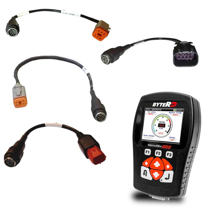 MemoBike 6050 For VTWIN Motorcycle Diagnostic Tuning Scan Tool (With 4 Cables)