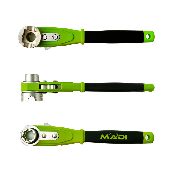 MADI 5-in-1 Slotted Insulated Big Lineman Wrench