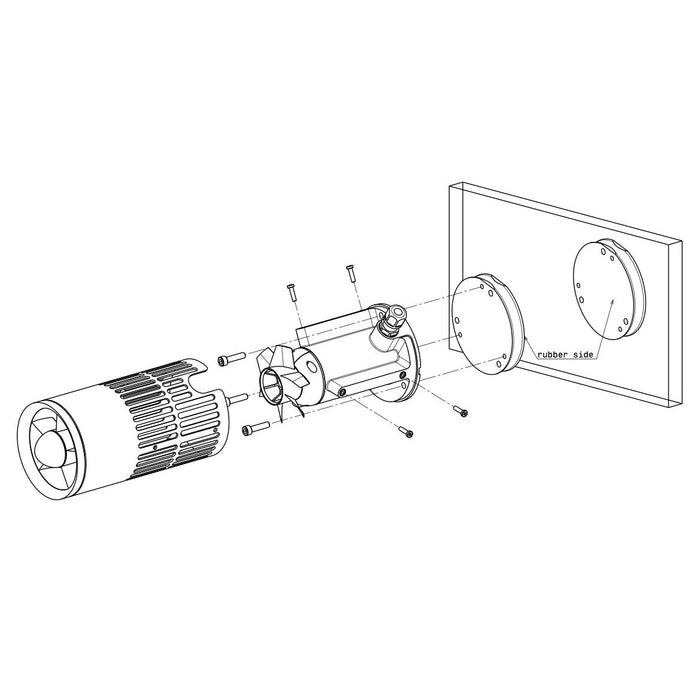 Abyzz AFC150 Flow Pump Magnetic Holder (15mm. or 15 - 25mm) - Shopena Supply