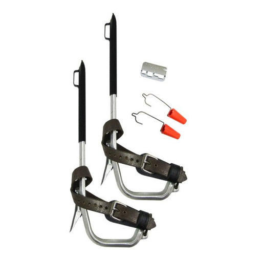 Bashlin Aluminum Climbers W Regular Pole Gaffs (1 5/8") - Shopena Supply