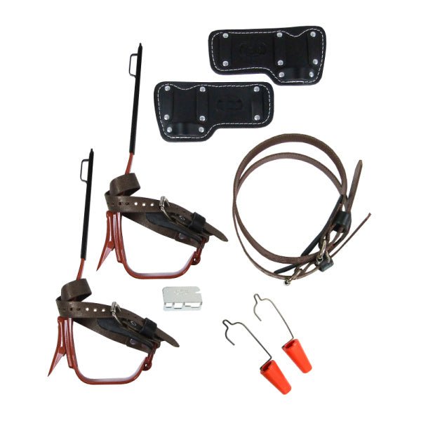 Bashlin Steel Climbers W Regular Pole Gaffs (1 5/8") - Shopena Supply