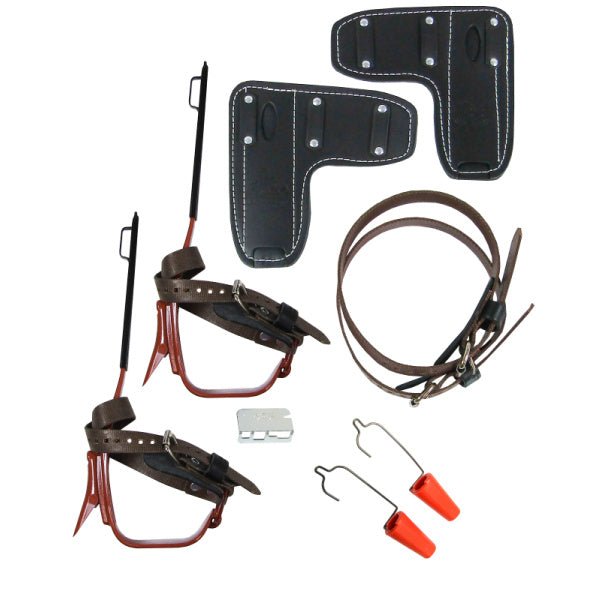 Bashlin Steel Climbers W Regular Pole Gaffs (1 5/8") - Shopena Supply