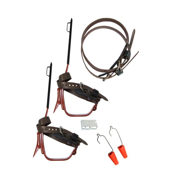 Bashlin Steel Climbers W Regular Pole Gaffs (1 5/8") - Shopena Supply