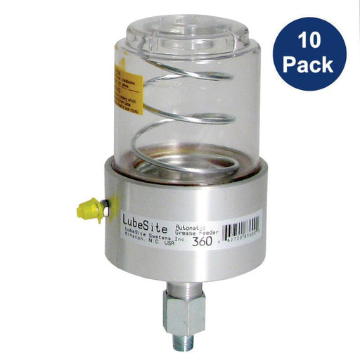 Bijur Delimon LubeSite 360 Auto Greaser (6 oz, Metal Base) - Shopena Supply