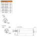 Fiam MO110R 14.3NM/1100RPM Smooth Air Motor Output Shaft - Shopena Supply