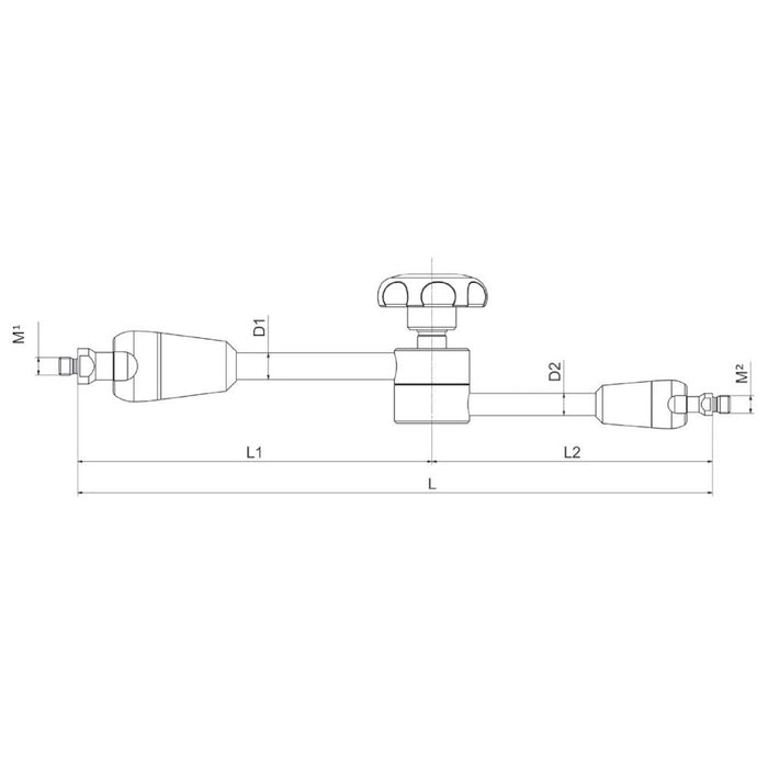 Fisso Classic 1100 - 13 Chrome Articulated Indicator Holder Arm - Shopena Supply