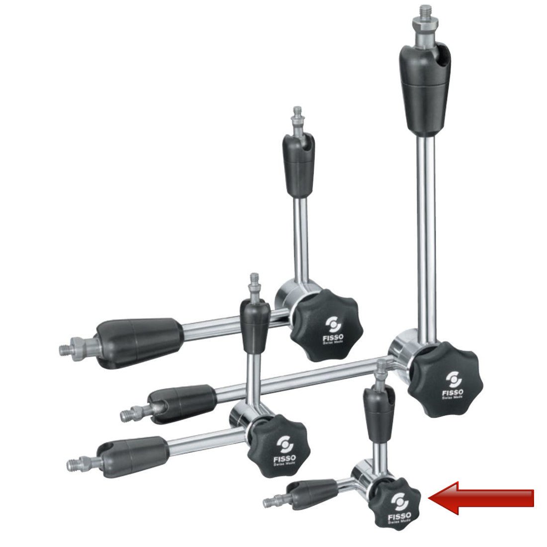 962358 Fisso Classic 1100-13 Chrome Articulated Indicator Holder Arm — Shopena ...