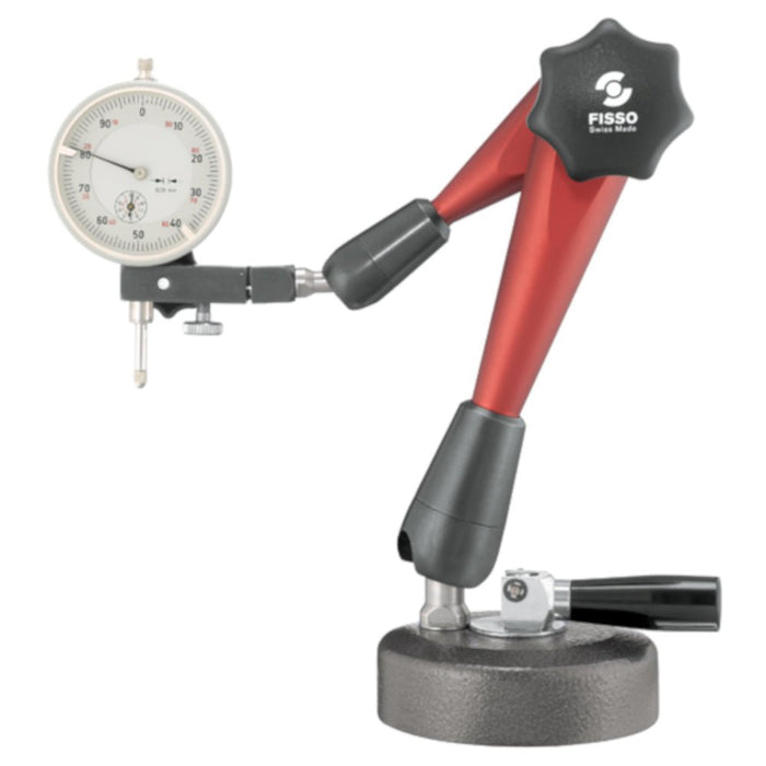 Fisso Strato M - 28 F + V 3/8" Articulated Indicator Gauge Holder Arm With Vacuum Base - Shopena Supply