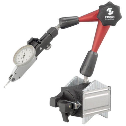 Fisso Strato S - 20 F + AMO 3/8" Articulated Indicator Gauge Holder Arm + I/O Anyform Magnet - Shopena Supply