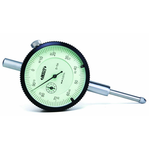 Insize 0 - 1" Lug Back 0 - 100 Dial Indicator Gauge with Calibration Cert - Shopena Supply