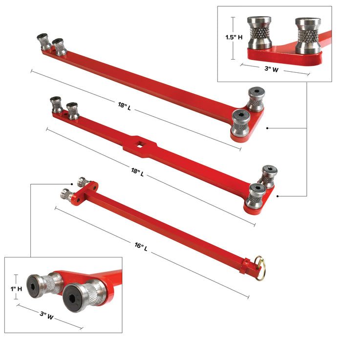 Jameson 500 - 3 Bulldog Cable Bender (Original. 500 MCM. 18". Pro and Std) - Shopena Supply