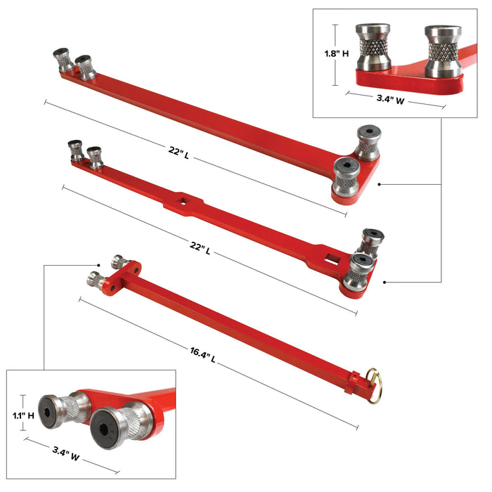 Jameson 750 - 2 Bulldog Cable Bender (Big Daddy. 750 MCM. 22". Pro) - Shopena Supply