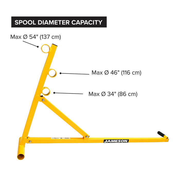 Jameson RB - 54 Portable Reel Buck Wire Reel Rack - Shopena Supply