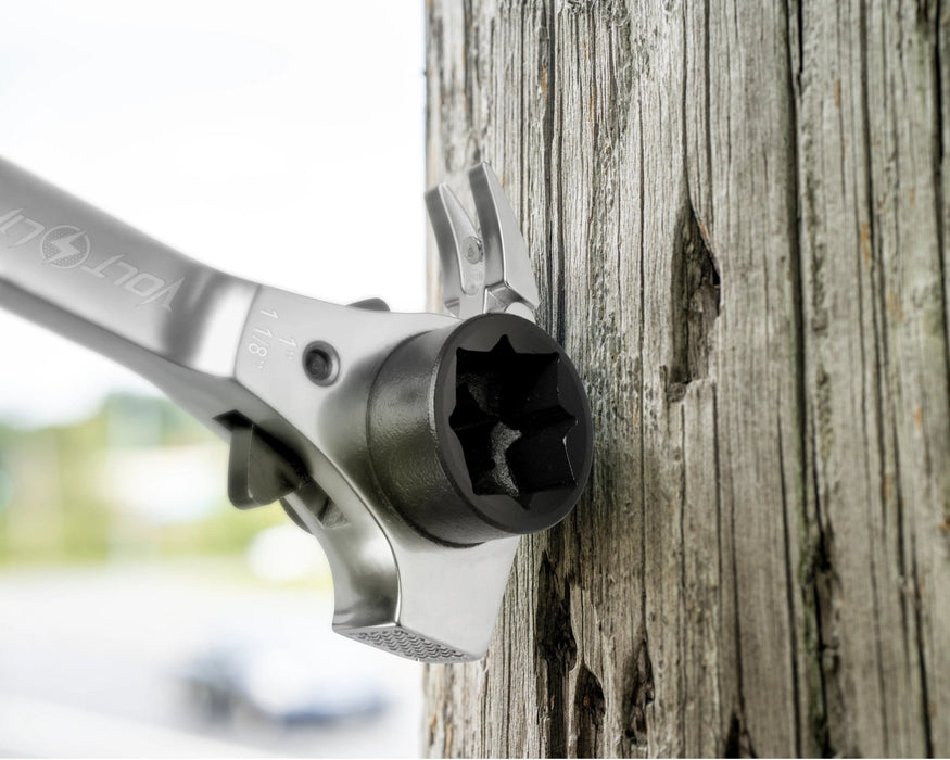 Jonard Tools RLW - 1 Lineman Wrench (Ratcheting) - Shopena Supply