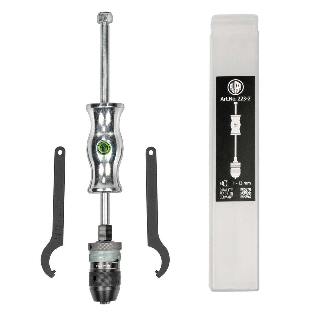 Kukko 223-2 Dowel Pin Puller (1mm - 13mm pins) — Shopena Supply