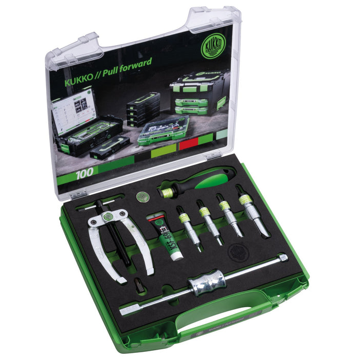 Kukko K - 22 - A Ball Bearing Extraction Kit (6 - 30mm ID Counterstay & Slide Hammer) - Shopena Supply