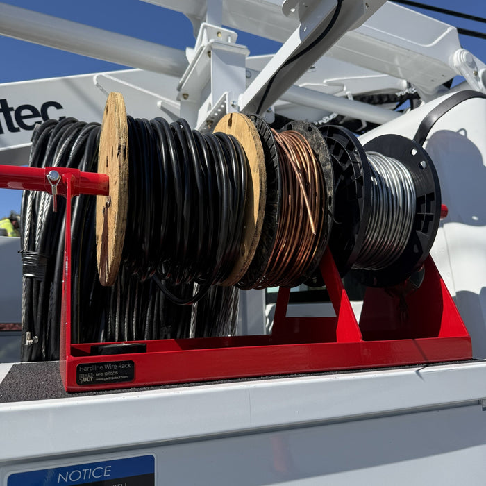 Lined Out Wire Reel Holder - Shopena Supply