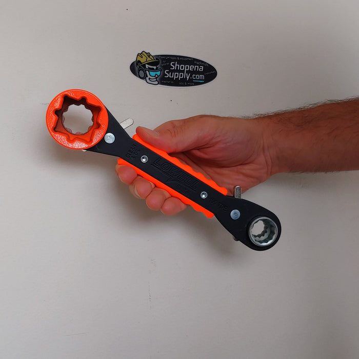 Lowell 100 Dual End Lineman Wrench (9" long) - Shopena Supply