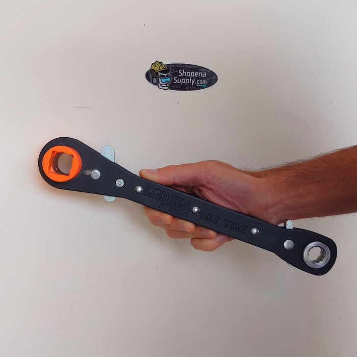 Lowell 103 Dual End Lineman Wrench (12 - 1/4" long) - Shopena Supply