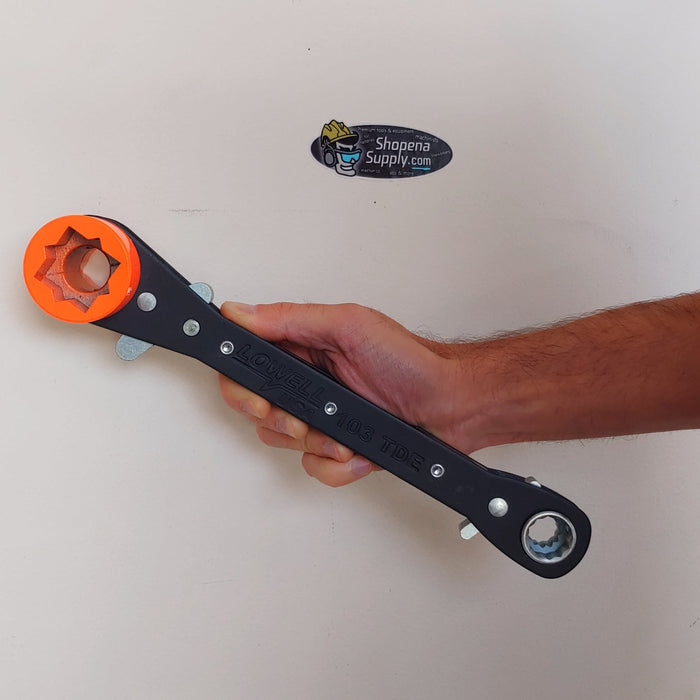 Lowell 103 Dual End Lineman Wrench (12 - 1/4" long) - Shopena Supply