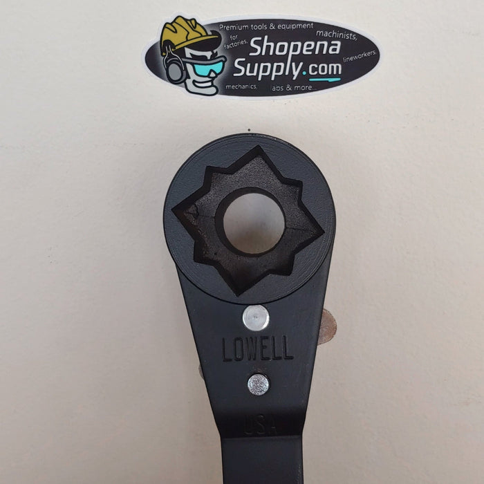 Lowell 152 Transmission Lineman Wrench (Double - Square, 15 - 3/4" Handle) - Shopena Supply