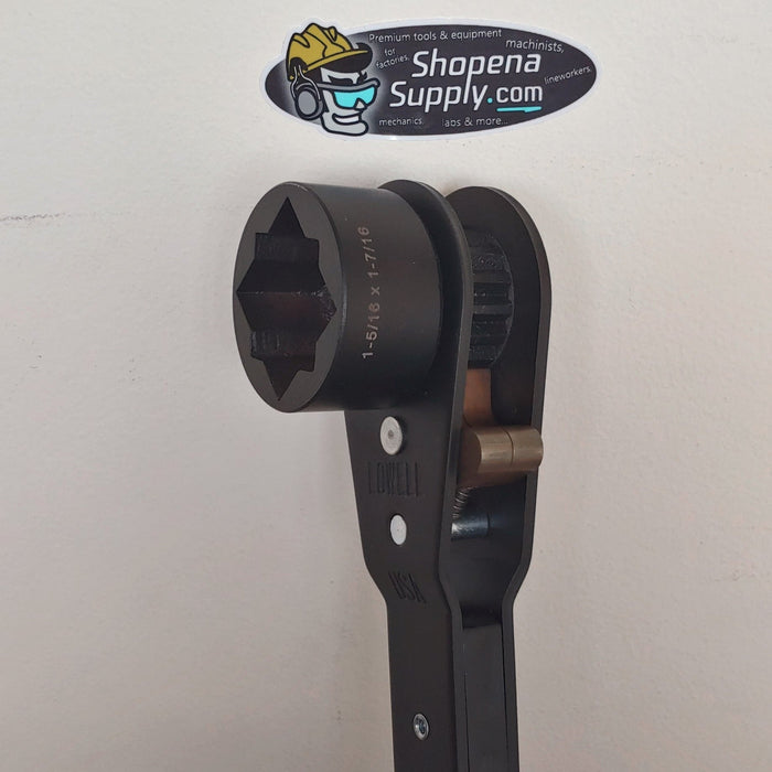 Lowell 152 Transmission Lineman Wrench (Double - Square, 15 - 3/4" Handle) - Shopena Supply