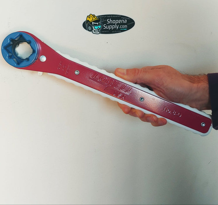 Lowell 8D RWB Distribution Lineman Wrench - Shopena Supply