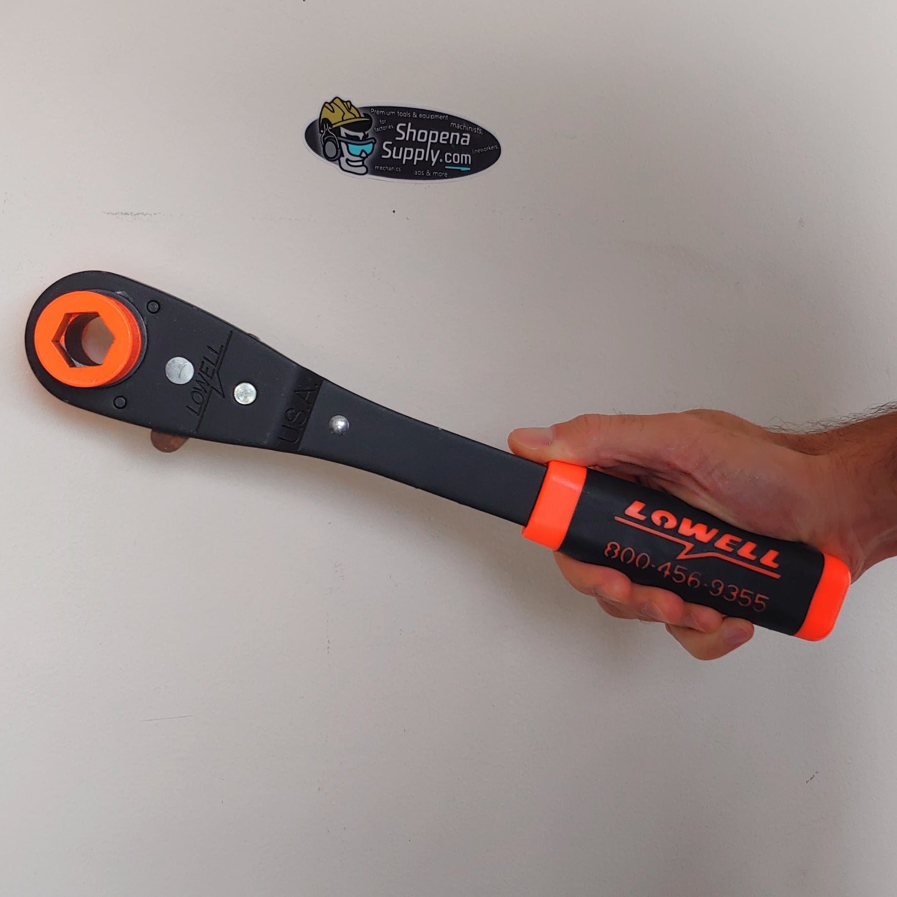 Lowell DS-3 Double Shot Lineman Wrench (15/16″x 3/4″) — Shopena Supply