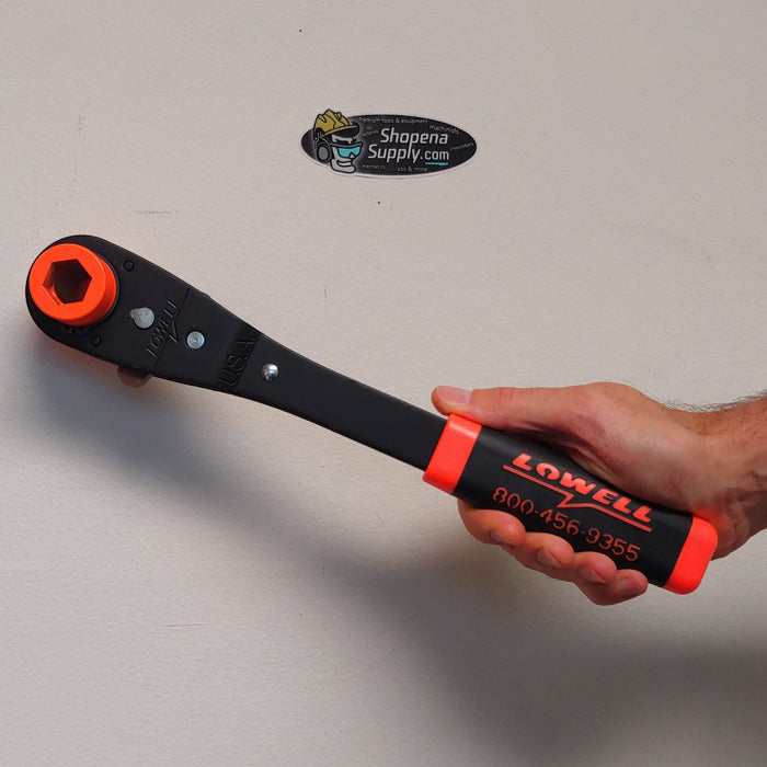 Lowell DS - 4 Double Shot Lineman Wrench (7/8″x 3/4″) - Shopena Supply