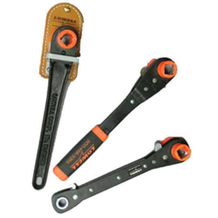 Lowell Utility Belt Bolt - Thru Ratchet Wrench Holster H001 - Shopena Supply