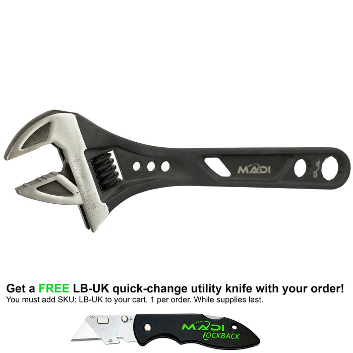 Madi ALW - 12 12" Adjustable Big Lineman Wrench - Shopena Supply