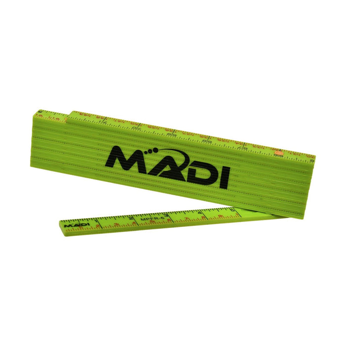 MADI MPFR - 6 6' Inside Reading Fiberglass Folding Ruler - Shopena Supply