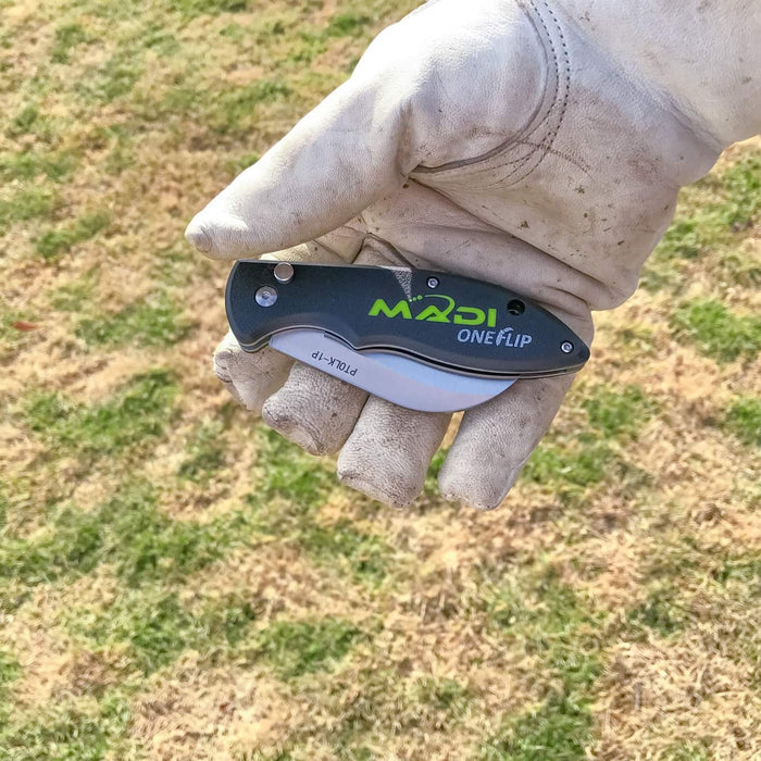 Madi One Flip Pointed Lineman Knife - Shopena Supply