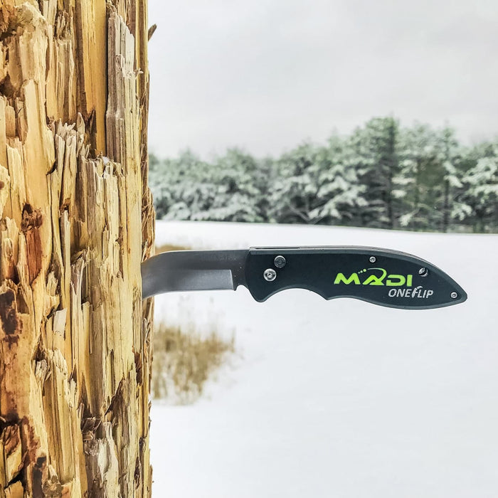 Madi One Flip Pointed Lineman Knife - Shopena Supply