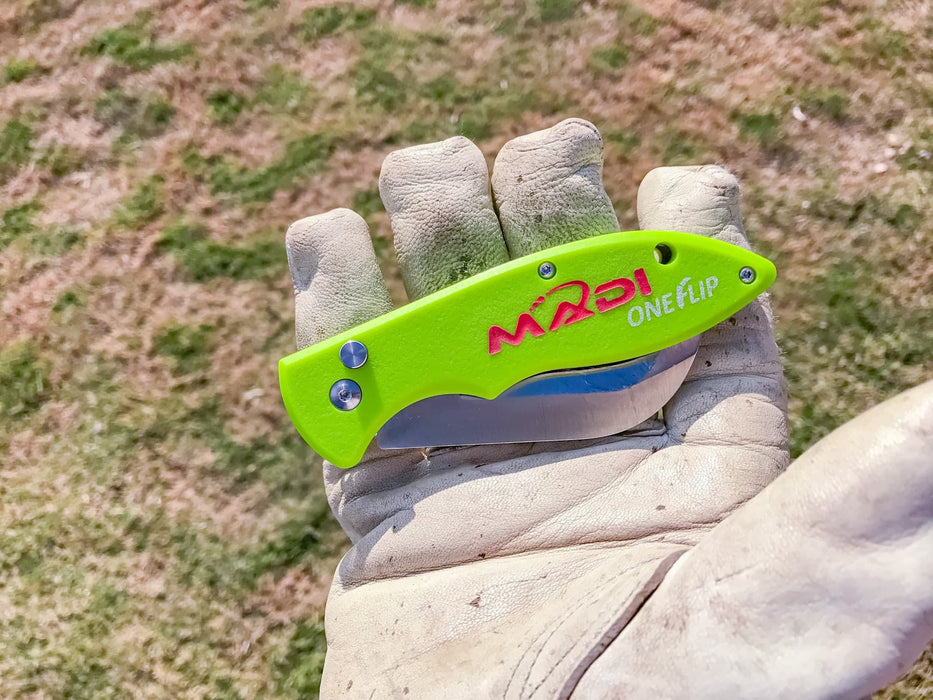 Madi One Flip Safety Blade Lineman Knife - Shopena Supply