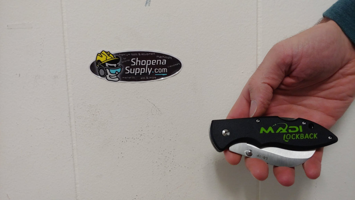 Madi Pointed Blade Lockback Linemans Knife - Shopena Supply