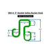 Madi SBH - 4 Double Bucket Hook (2 inch - Standard Capacity) - Shopena Supply