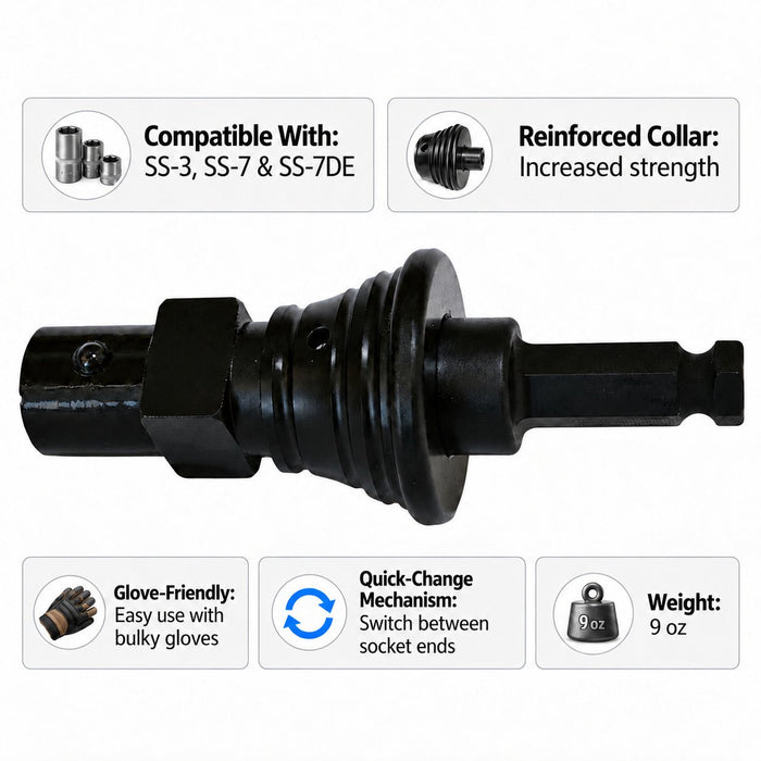 Madi SS-3AD Adapter for Slot Socket Flip - Shopena Supply