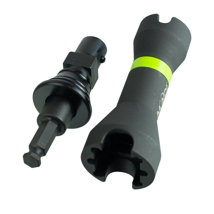 Madi SS - 7 Compact Slotted Socket (Flip with Secure Lock Adapter) - Shopena Supply