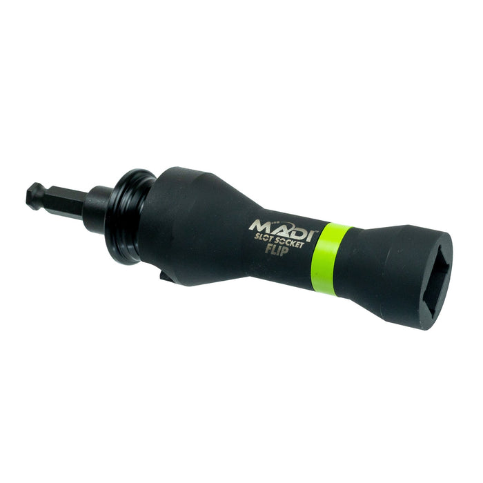 Madi SS - 7DE Compact Single Slotted Socket (Flip + Secure Lock Adapter) - Shopena Supply