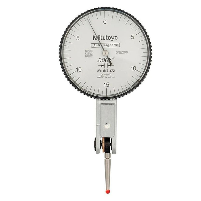 Mitutoyo 0 - .3” .0005” Graduation Horizontal Long Tip Dial Test Indicator - Shopena Supply