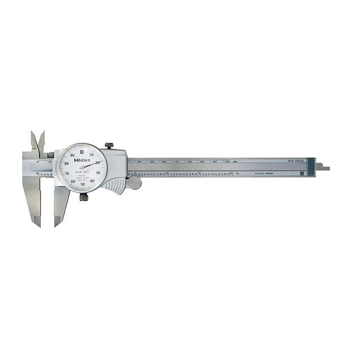 Mitutoyo 0 - 6" .100/REV Sliding Jaw Dial Caliper - Shopena Supply