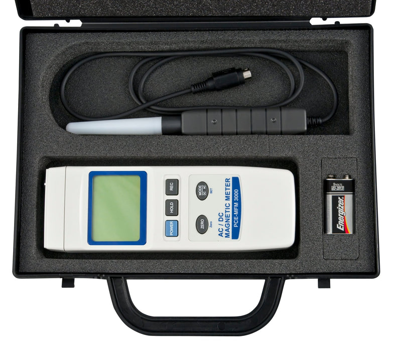 PCE 0 - 30,000G Portable AC DC EMF Detector & Magnetometer Gauss Magnetic Field Meter - Shopena Supply