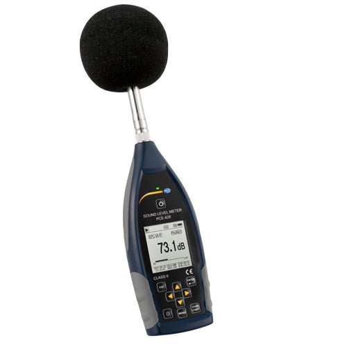 PCE 428 Class 2 Decibel Sound Meter (25 - 136dB) - Shopena Supply